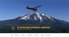 Desktop Screenshot of glenwoodspringsairport.com