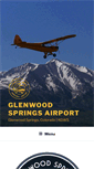 Mobile Screenshot of glenwoodspringsairport.com